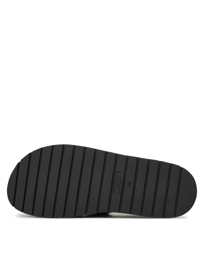 DeeZee Klapki DeeZee HY69916-5 Czarny
