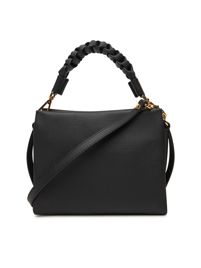 Coccinelle Handtasche Coccinelle M50 Boheme Grana Double E1 M50 58 01 01 Schwarz