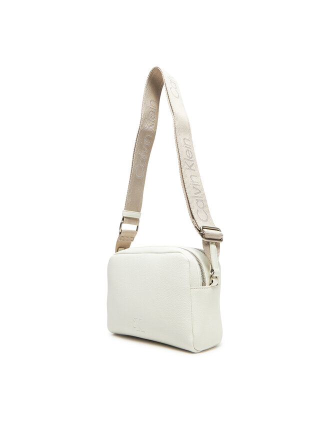 Calvin Klein Jeans Handtasche Calvin Klein Jeans Ultralight Ew Dble Zip Camera Ba LV04K3124G Weiß