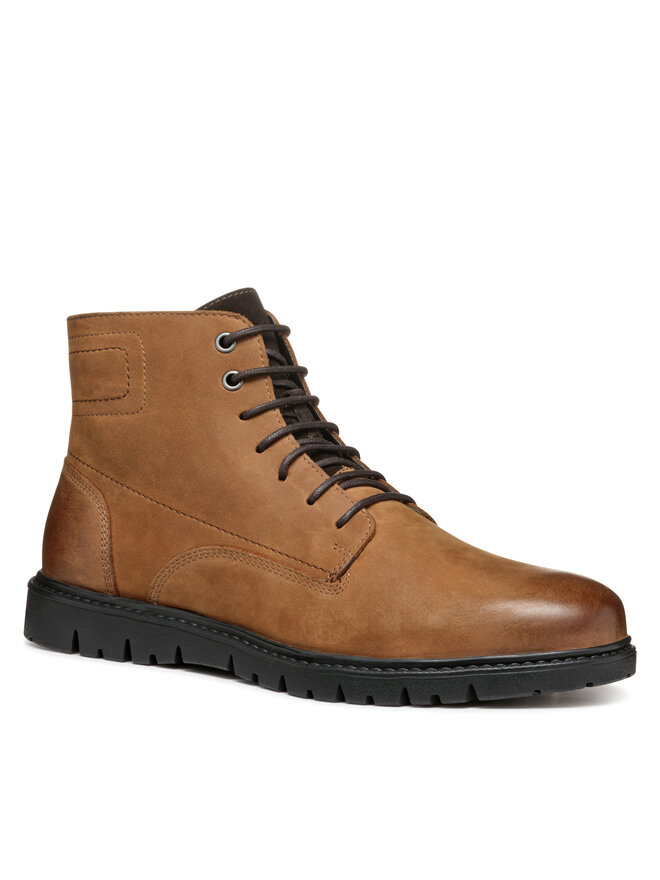 Geox Kotníková obuv Geox U Ghiacciaio U36DGD 000CL C6009 Hnědá