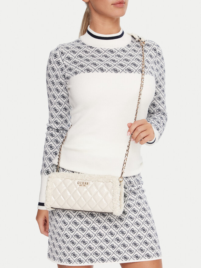 Guess Handtasche Guess Cristi Mini HWTG81 39720 Écru