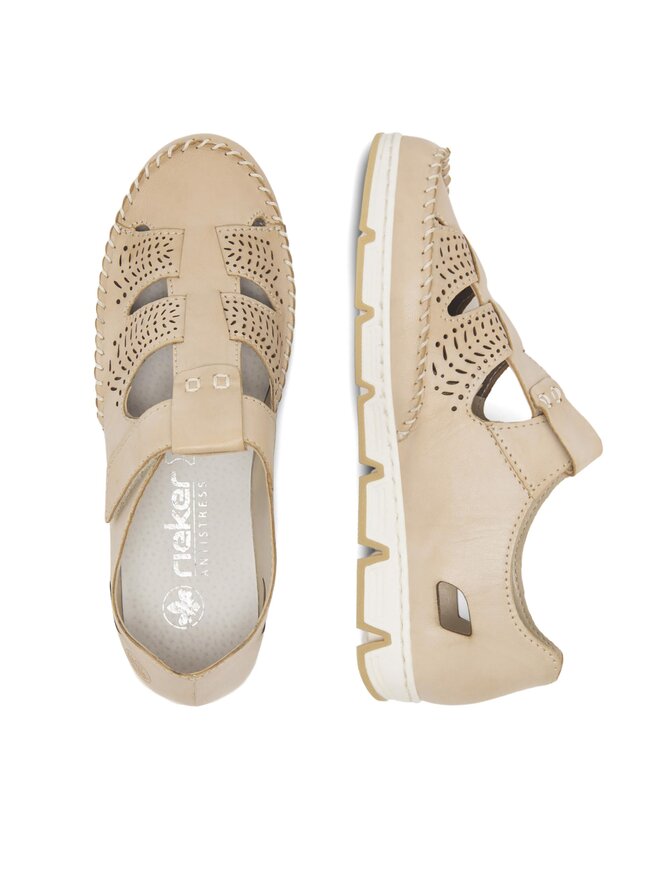 Rieker Halbschuhe Rieker 49958-61 Beige