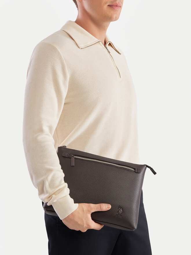 U.S. Polo Assn. Плоска сумка U.S. Polo Assn. BEUXT5748MVP Коричневий