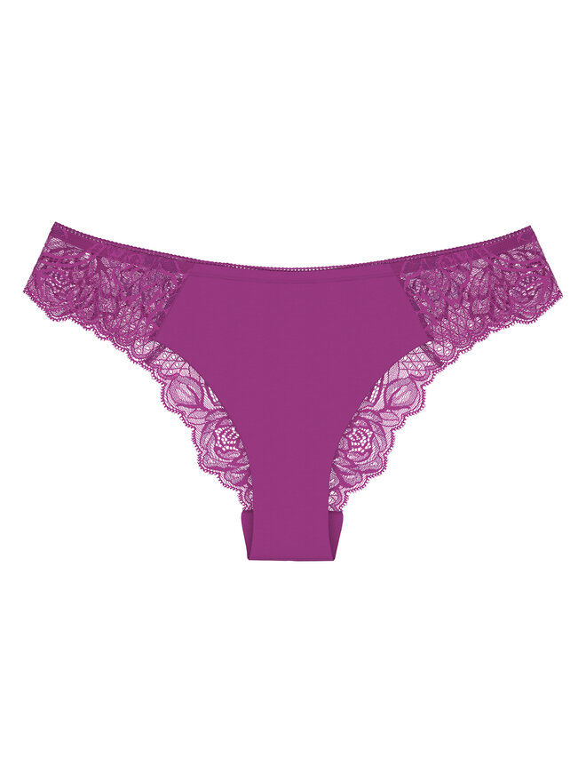 Triumph Triumph Braziljske spodnje hlačke Wild Peony Florale 10209603 Vijolična
