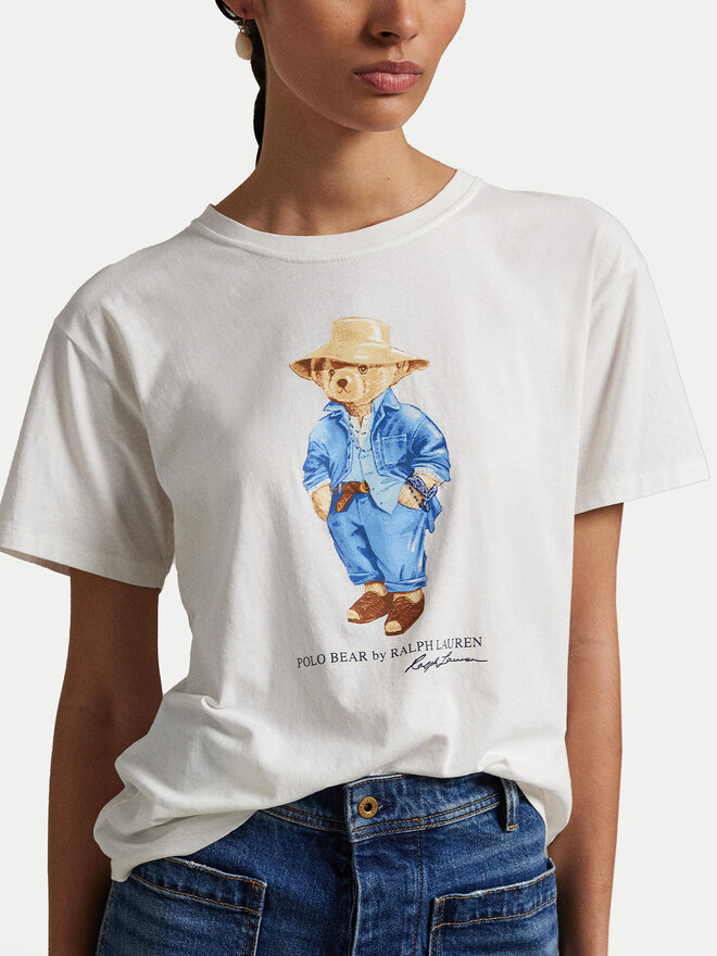 Polo Ralph Lauren Polo Ralph Lauren T-Shirt 211959104 Λευκό Regular Fit