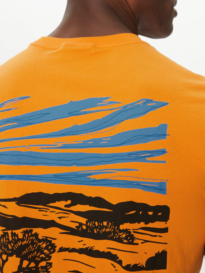 Napapijri Napapijri T-Shirt S-Vignoni NP0A4ILX Πορτοκαλί Regular Fit
