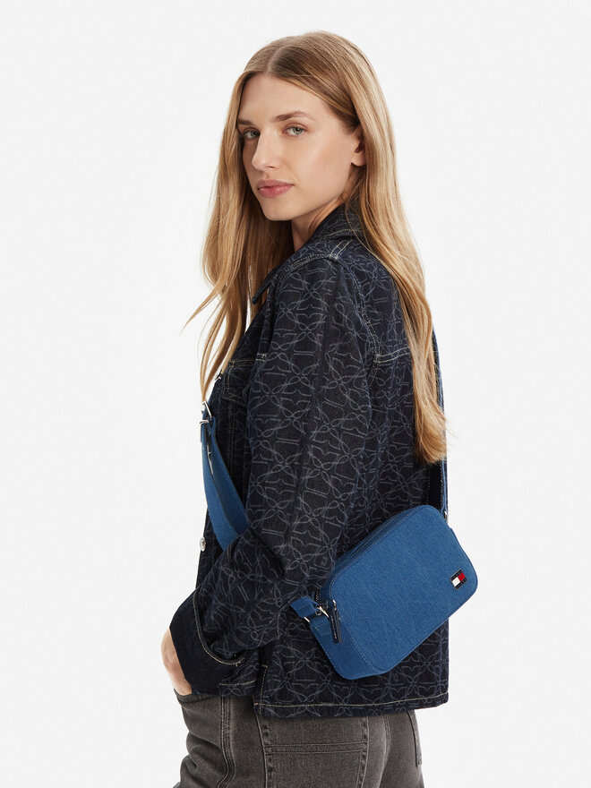 Tommy Jeans Soma Tommy Jeans Tjw Cool Denim Camera Bag AW0AW17874 Zils