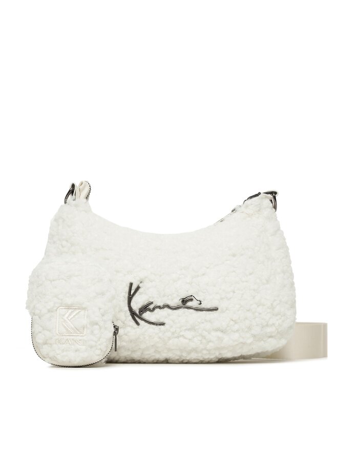 Handtasche Karl Kani KK Signature Teddy Hand Bag KA 233 039 2 Ecru eschuhe