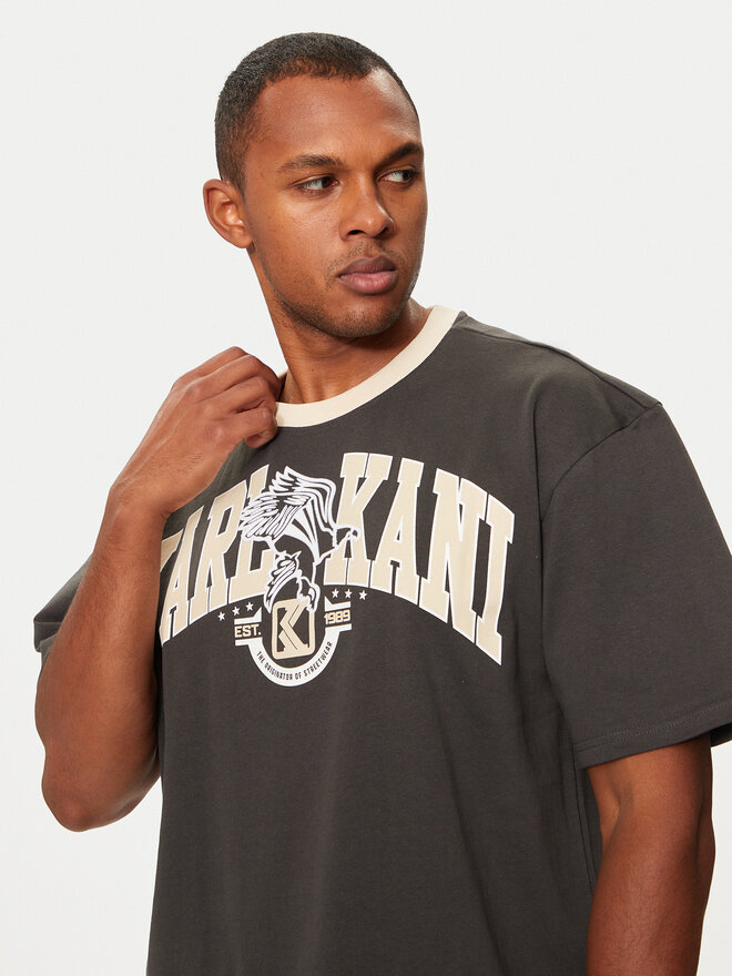 Karl Kani Karl Kani Camiseta Eagle Print 60300106 Beis Regular Fit