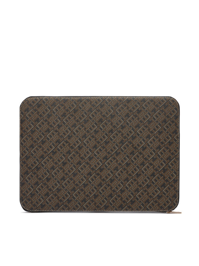 Tommy Hilfiger Notebook-Etui Tommy Hilfiger Th Icon Laptop Case Mono Print AW0AW18929 Schwarz