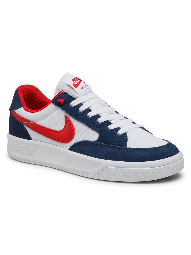 nike sb adversary white red