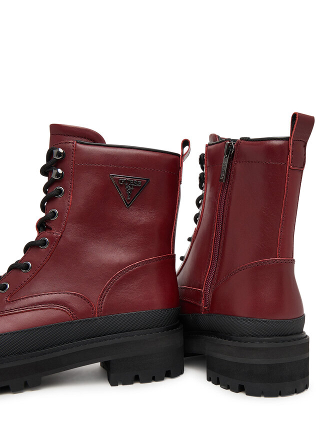 Guess Schnürschuhe Guess FLFB2D LEA10 Dunkelrot