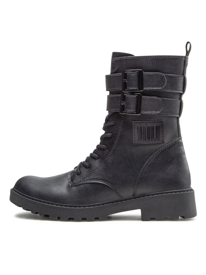 Geox Trapper stila apavi Geox J Casey G. B J2620B 000BC C9999 D Melns