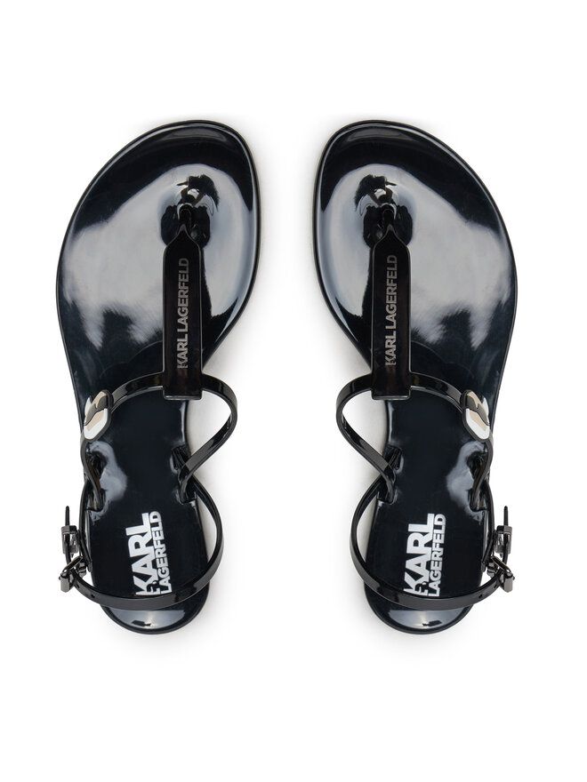 KARL LAGERFELD Sandali KARL LAGERFELD KL80002N Črna