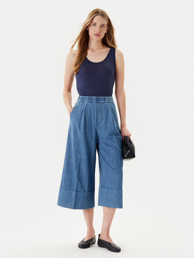 United Colors Of Benetton United Colors Of Benetton Felső 37UJE8398 Sötétkék Regular Fit