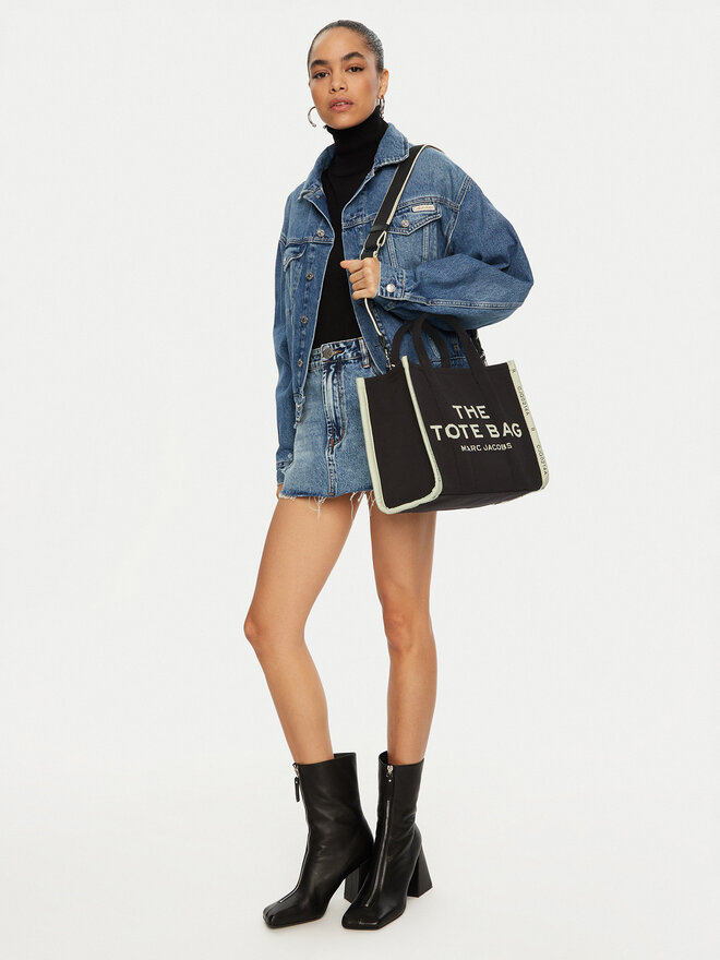 Marc Jacobs Handtasche Marc Jacobs The Jacquard Medium Tote Bag M0017027 Schwarz