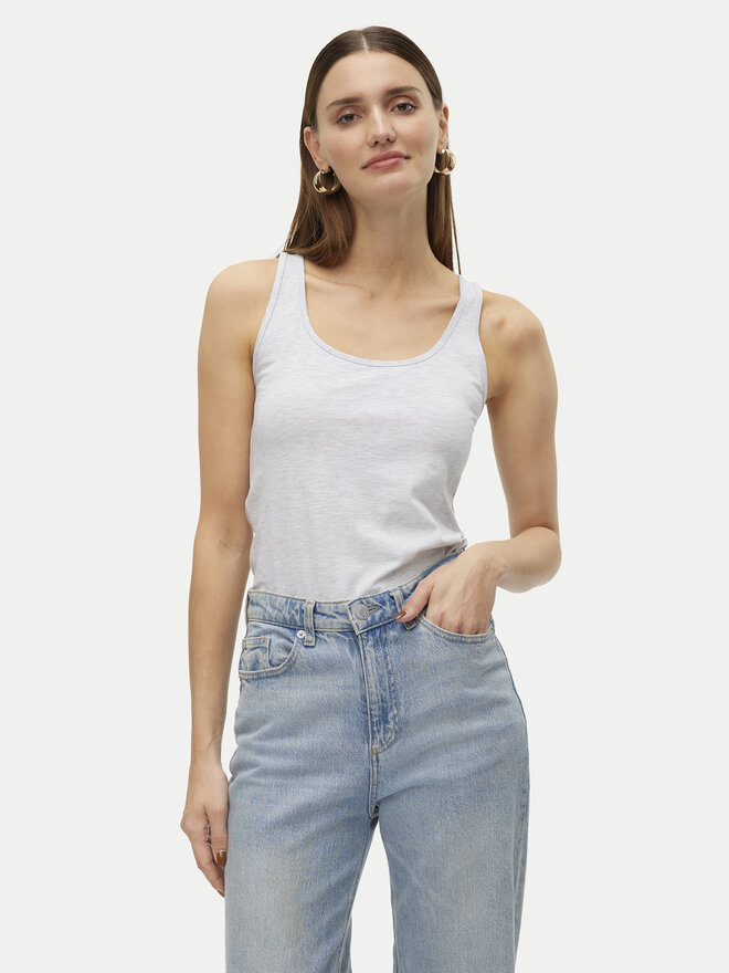 Vero Moda Vero Moda Топ Lulu 10323756 Сірий Regular Fit
