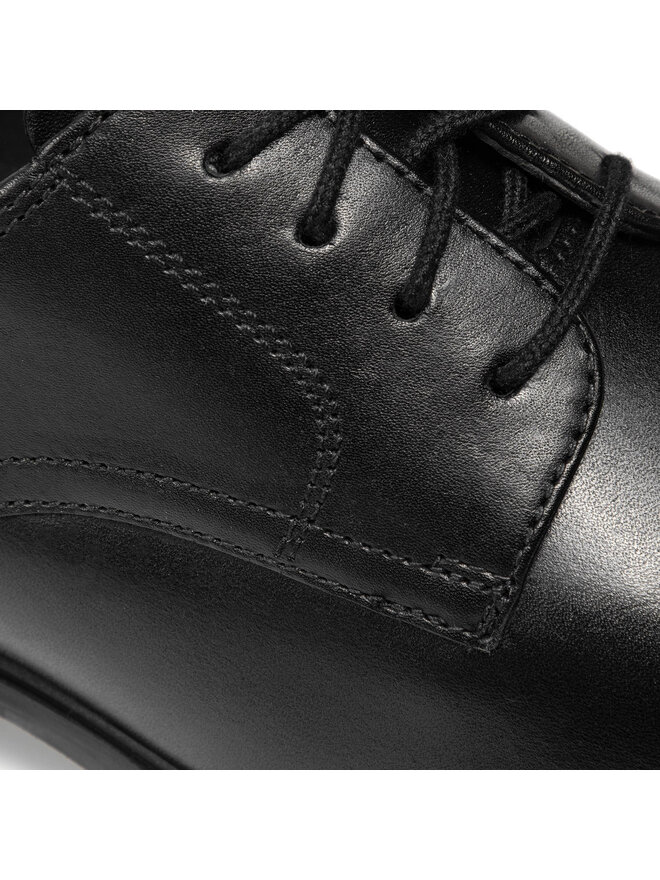 Clarks Īsi apavi Clarks Howard Walk 261612857 Melns