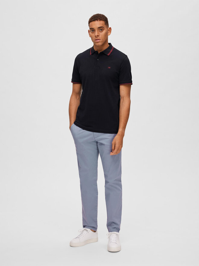 Selected Homme Selected Homme Pólóing 16087840 Fekete Regular Fit
