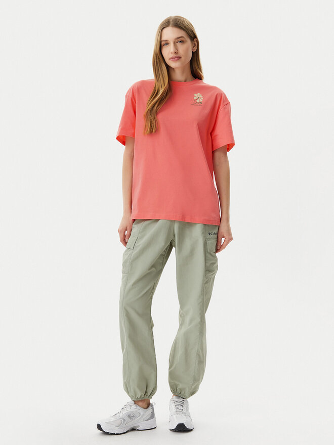 Columbia Columbia Póló Rolling Bend™ Graphic 2120031 Rózsaszín Oversize