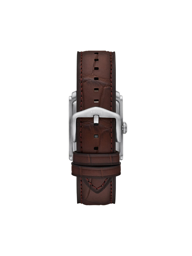 Fossil Ročna ura Fossil Carraway FS6110 Rjava