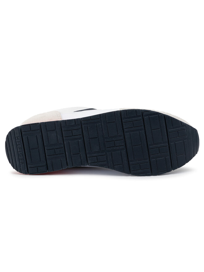 Tommy Hilfiger Sneakers Tommy Hilfiger Corporate Mix Flag Runner FM0FM02601 Weiß
