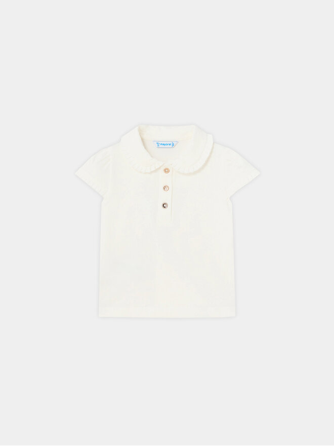 Mayoral Mayoral Polo marškinėliai 1101 Écru Regular Fit