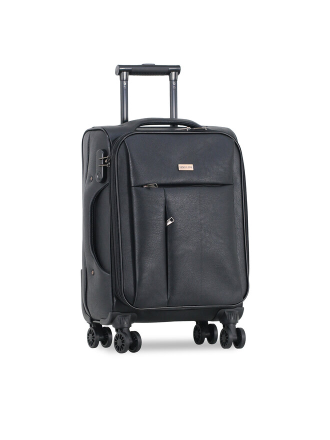 Semi Line Βαλίτσα Καμπίνας Semi Line T5774-1 Μαύρο