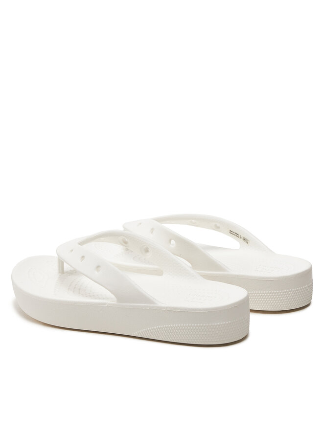 Crocs Žabky Crocs Classic Platform Flip W 207714 Biela