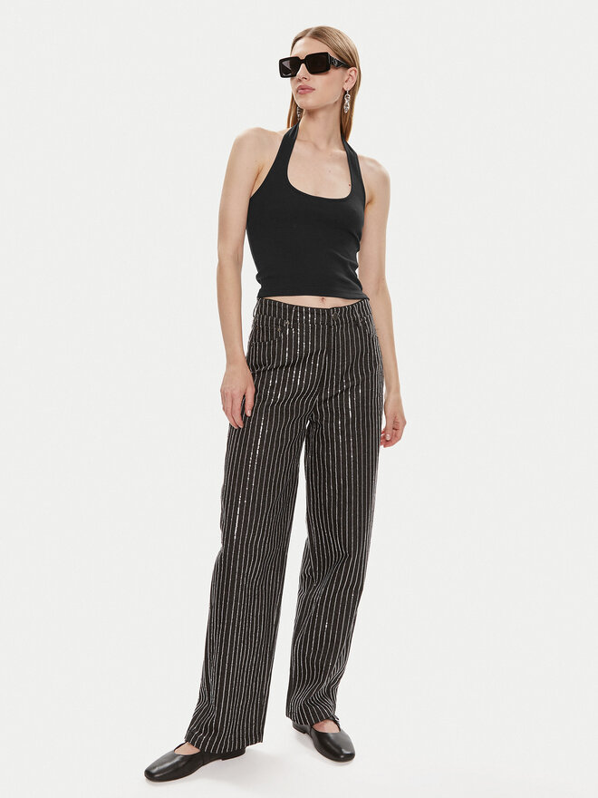 Noisy May Noisy May Τοπ Maya 27029026 Μαύρο Slim Fit