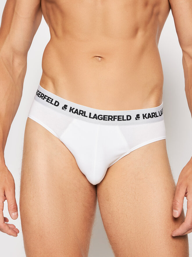 KARL LAGERFELD KARL LAGERFELD Σετ σλιπ 3 τμχ. Logo 211M2103 Έγχρωμο