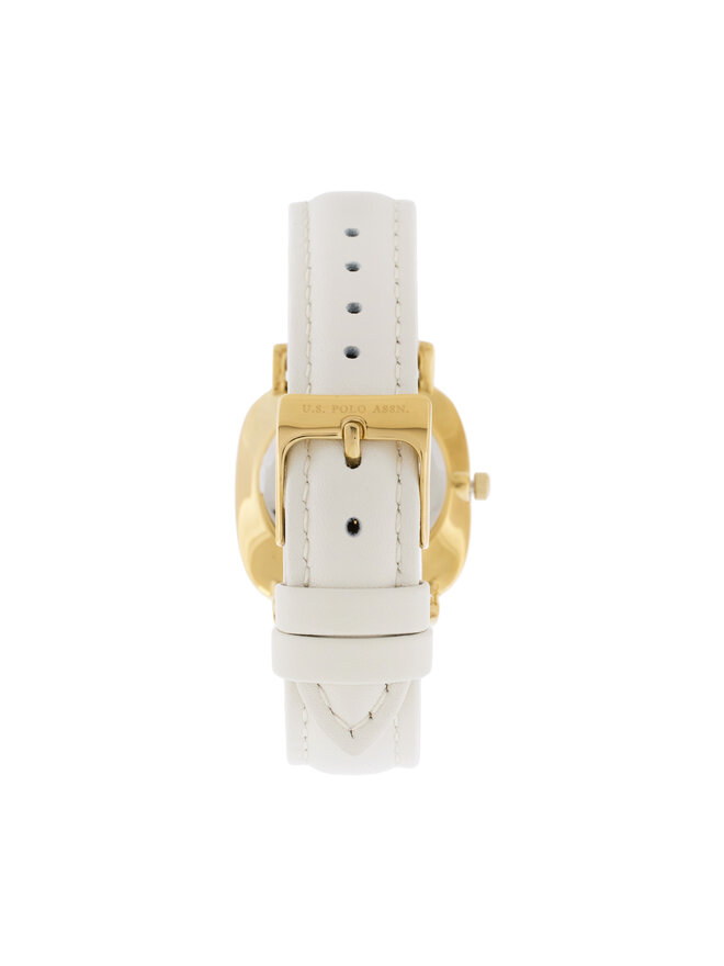 U.S. Polo Assn. Σετ Ρολόι & Βραχιόλι U.S. Polo Assn. Keira USP6396TW Λευκό
