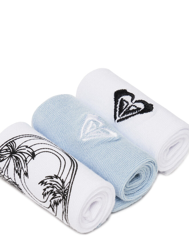 Roxy Skarpety Roxy AS_ROXY_05W_SS25 (3-PACK) Biały