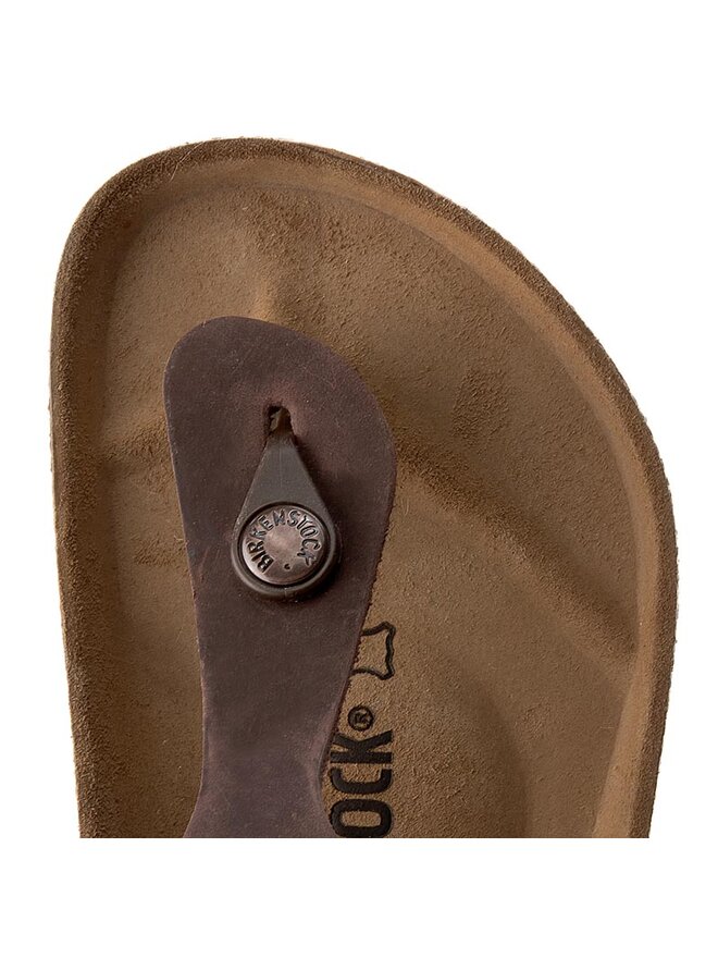 Birkenstock Čības uz pirksta Birkenstock Gizeh 0743831 Brūns