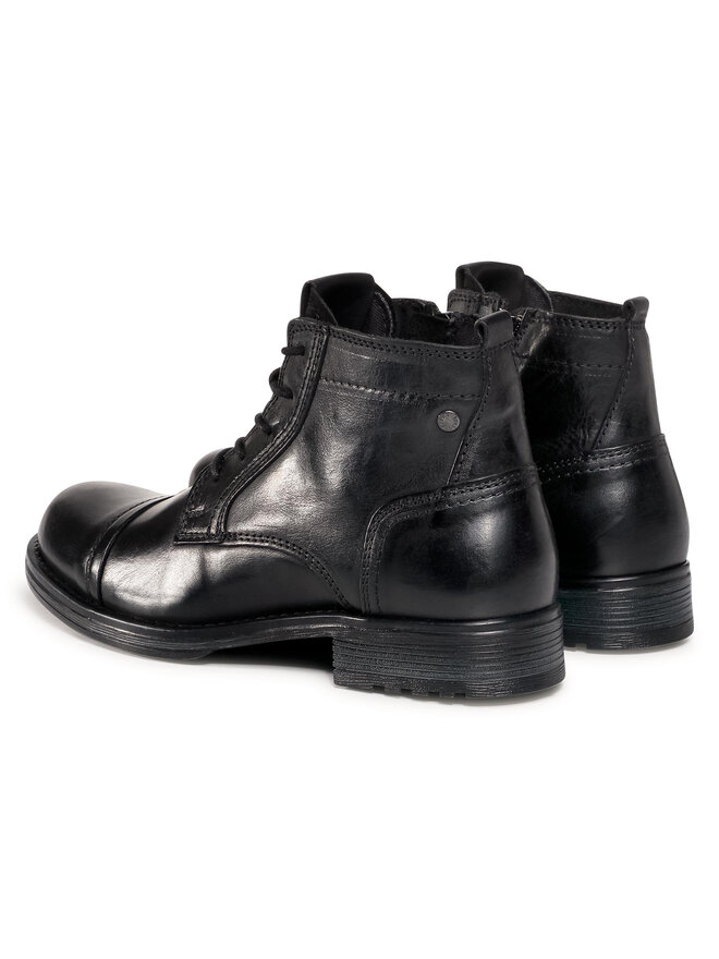 Jack & Jones Чоботи Jack & Jones Jfwrussel Mid 12175957 Чорний