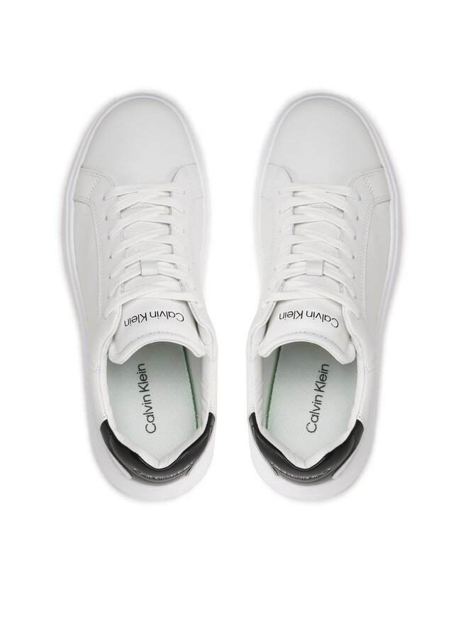 Calvin Klein Αθλητικά Calvin Klein Low Top Lace Up Lth HM0HM01016 Λευκό