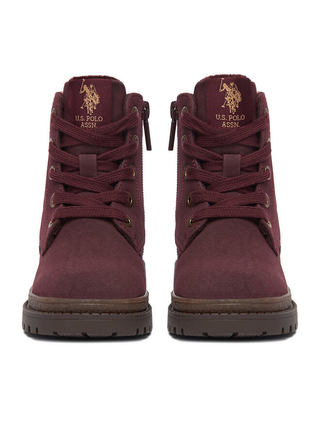 U.S. Polo Assn. Schnürschuhe U.S. Polo Assn. EO-VLAD001K/GYT1-BOR003 Dunkelrot