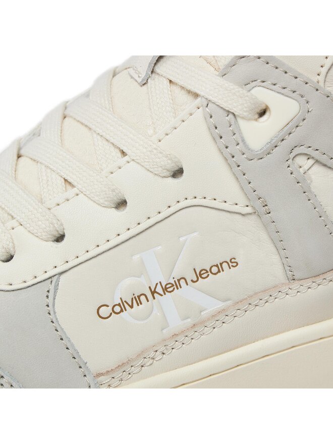 Calvin Klein Jeans Sneakers Calvin Klein Jeans Basket Cupsole High Mix Ml Fad YW0YW01300 Beige