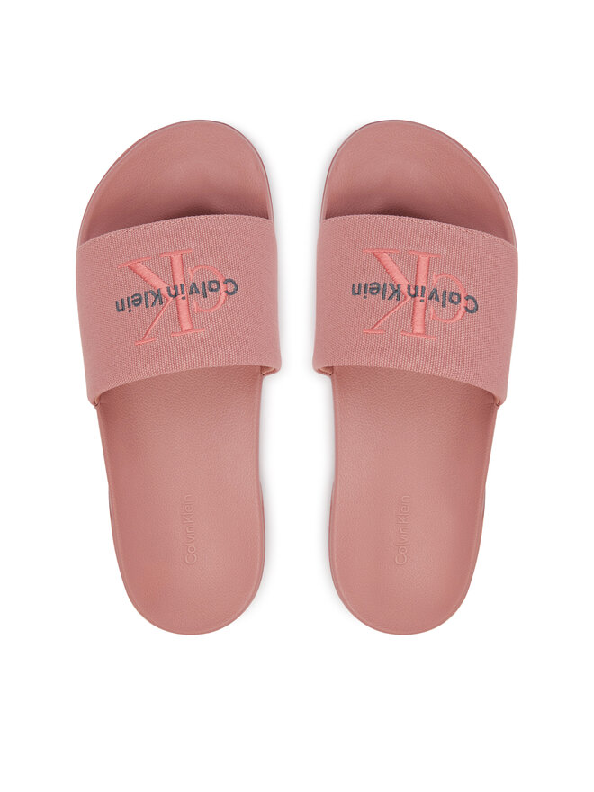 Calvin Klein Pantoletten Calvin Klein Ess Slide Cv HW0HW02958 Rosa