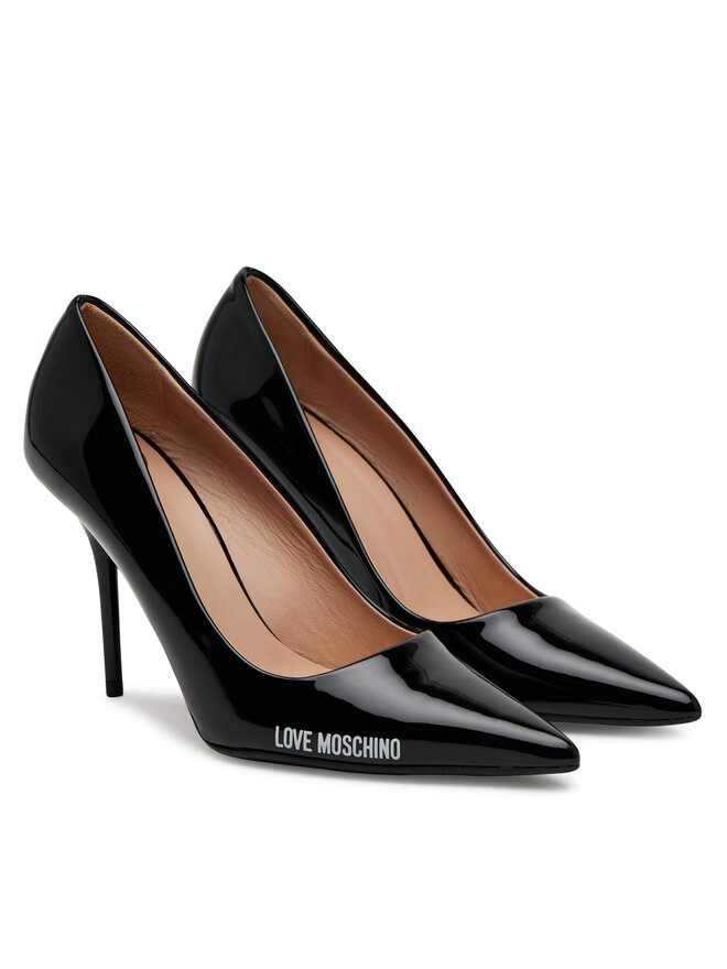 LOVE MOSCHINO Szpilki LOVE MOSCHINO JA10089G1MIH0000 Czarny