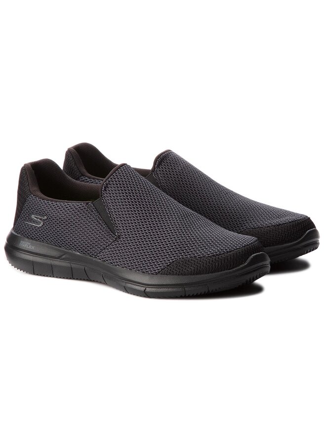 Sneakersy Skechers Completion 54015 BBK Czarny eobuwie .pl