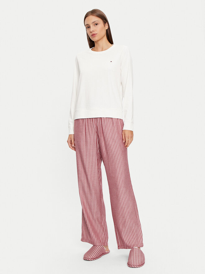 Tommy Hilfiger Tommy Hilfiger Pidžama UW0UW04853 Crvena Regular Fit