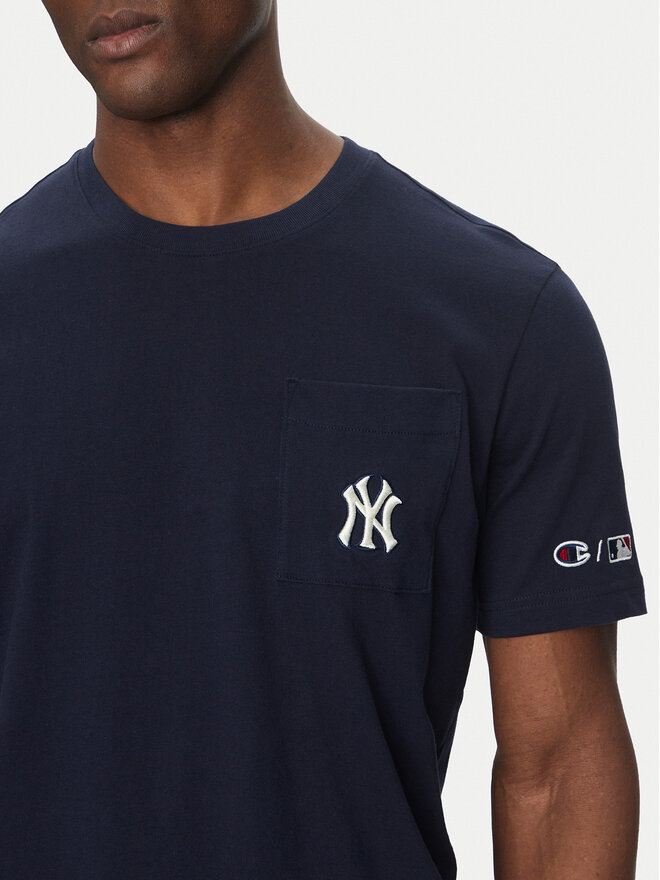 Champion Champion T-Shirt 221038 Σκούρο μπλε Regular Fit