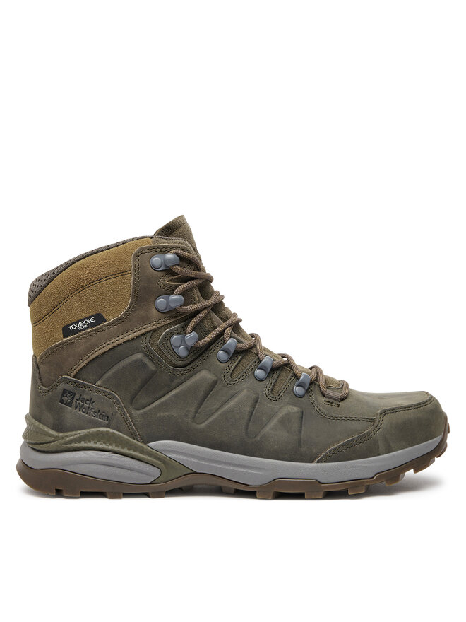 Jack Wolfskin Trekkingschuhe Jack Wolfskin Refugio Prime Texapore Mid M 4059691 Braun