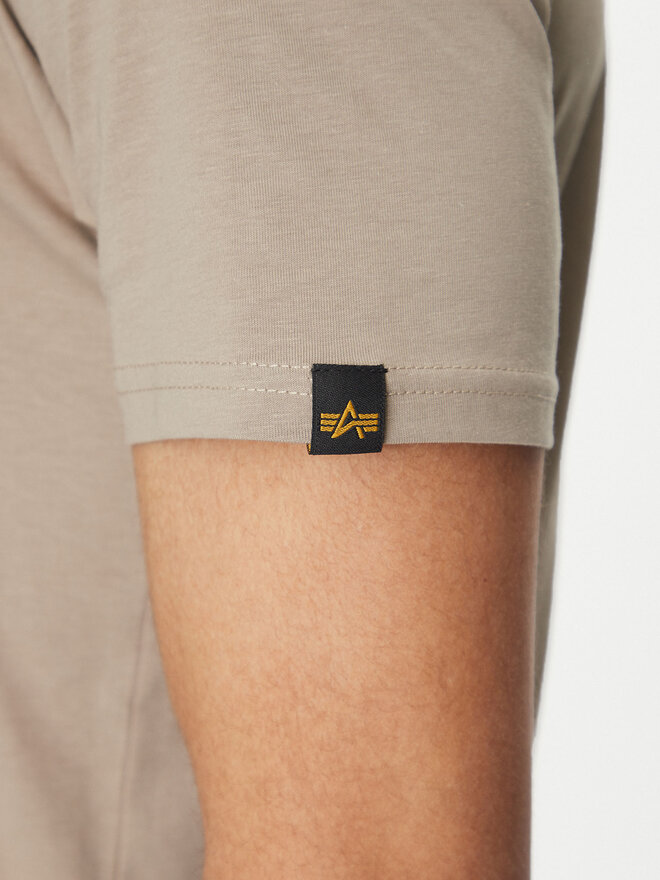 Alpha Industries Alpha Industries Camiseta Basic 100501 Beis Regular Fit