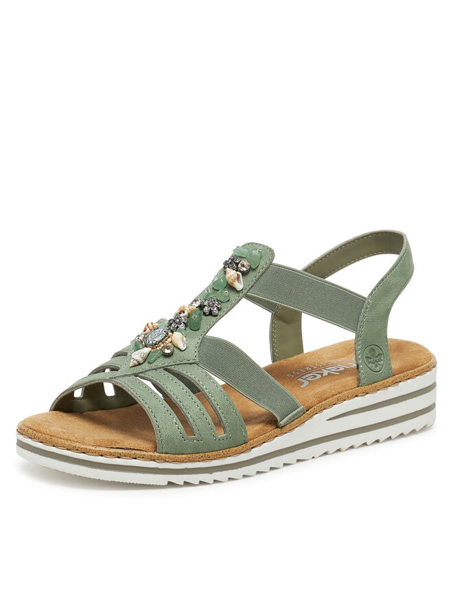 Rieker Sandalen Rieker V0649-52 Grün