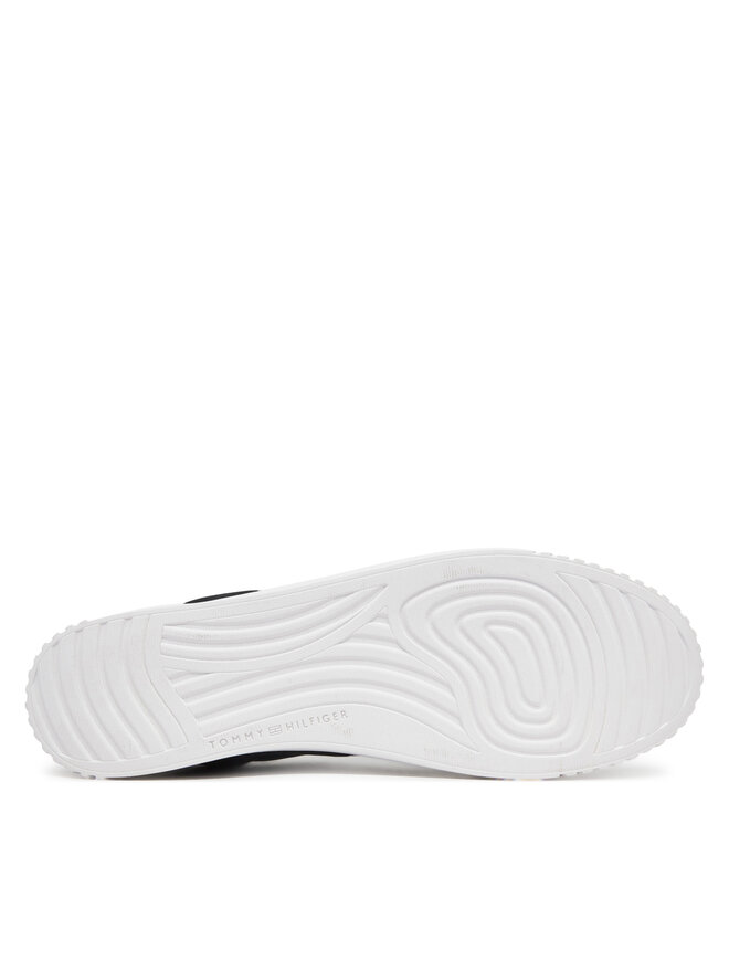 Tommy Hilfiger Tenisky Tommy Hilfiger Canvas Lace Up Sneaker FW0FW08641 Černá