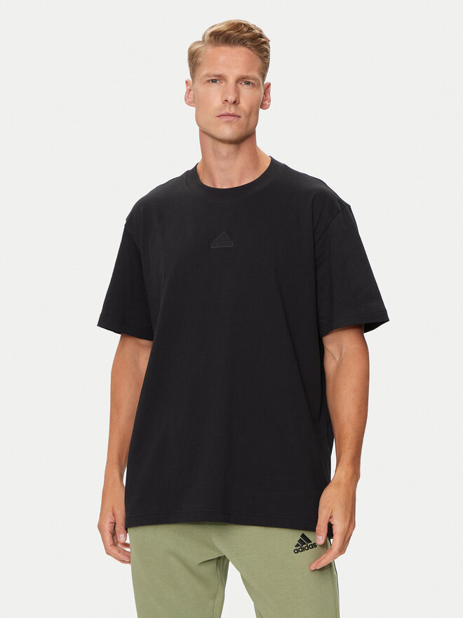 adidas adidas T-Shirt Brand Love IW3539 Schwarz Loose Fit