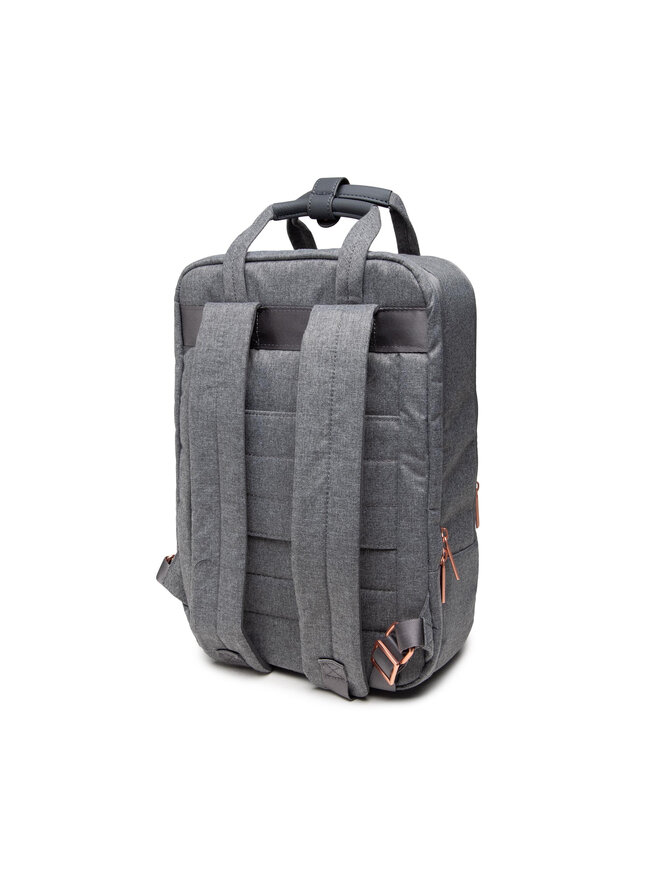 TOTTO Laptop-Rucksack 15,4 Zoll (39,1 Cm), Grau, Sportlich – Mit Laptopfach