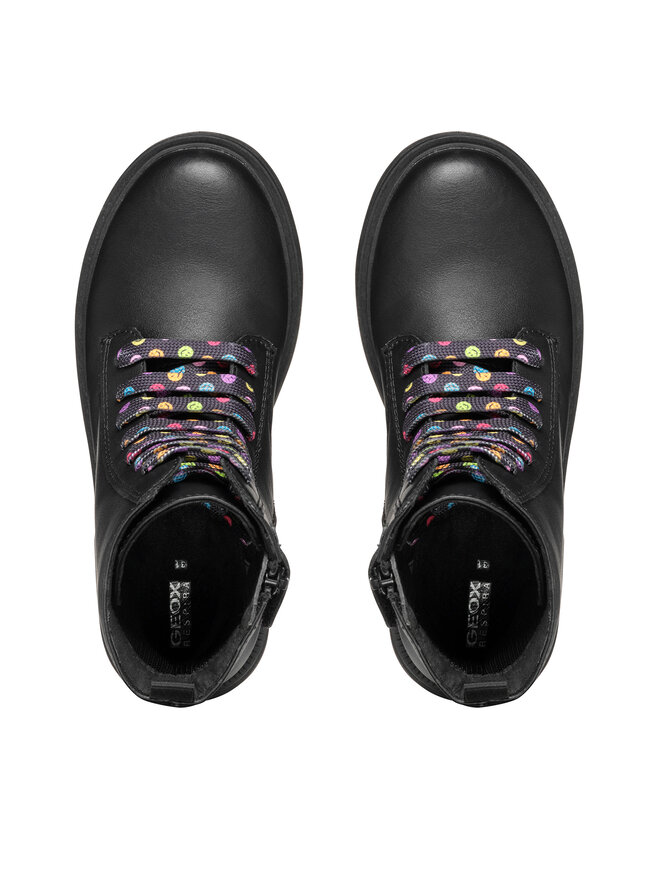 Geox Μπότες Geox Jr Eclair J049QD 0003W C9240 M Μαύρο